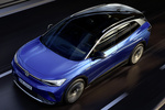 Volkswagen ID.4 150 kW (204 CV) 77 kWh 1st Todo terreno Azul Dusk Metalizado Negro Exterior Cenital-Frontal-Lateral 5 puertas