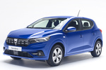 Dacia Sandero Gama Sandero Comfort Turismo Azul Rayo Exterior Frontal-Lateral 5 puertas