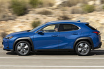 Lexus UX 300e Electric Electric Luxury Todo terreno Azul Zafiro Exterior Lateral 5 puertas