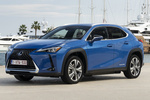 Lexus UX 300e Electric Electric Luxury Todo terreno Azul Zafiro Exterior Frontal-Lateral 5 puertas