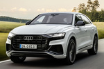 Audi Q8 60 TFSIe quattro tiptronic 340 kW (462 CV) Black line edition TFSIe Todo terreno Blanco Glaciar metalizado Exterior Frontal-Lateral 5 puertas