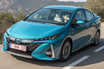 Toyota Prius Gama Plug-In Hybrid Advance Turismo Azul Ipanema Exterior Frontal-Lateral 5 puertas