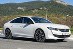 Peugeot 508 Hybrid 225 e-EAT8 Hybrid GT Turismo Blanco Nacarado Exterior Lateral-Frontal 5 puertas