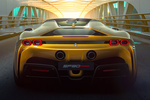 Ferrari SF90 Spider Spider Descapotable Exterior Posterior 2 puertas