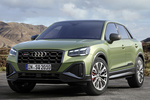 Audi Q2 SQ2 TFSI 221 kW (300 CV) quattro S tronic SQ2 Todo terreno Apple Green Metallic Exterior Frontal-Lateral 5 puertas