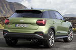 Audi Q2 SQ2 TFSI 221 kW (300 CV) quattro S tronic SQ2 Todo terreno Apple Green Metallic Exterior Posterior-Lateral 5 puertas