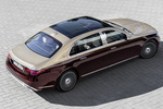 Mercedes-Benz Clase S Maybach Clase S Maybach Clase S Turismo Designo Rubelit Red / Kalahari Gold Exterior Cenital-Posterior-Lateral 4 puertas