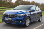 Dacia Sandero Gama Sandero Comfort con Media Display Pack Turismo Azul Rayo Exterior Frontal-Lateral 5 puertas