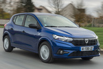 Dacia Sandero Gama Sandero Comfort con Media Display Pack Turismo Azul Rayo Exterior Lateral-Frontal 5 puertas