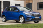 Dacia Sandero Gama Sandero Comfort con Media Display Pack Turismo Azul Rayo Exterior Lateral-Frontal 5 puertas