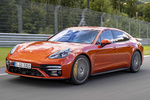 Porsche Panamera Turbo S Turbo S Turismo Papaya Metalizado Exterior Frontal-Lateral 5 puertas