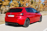 Peugeot 308 BlueHDi 130 S&S EAT8 GT Pack Turismo Rojo Ultimate Exterior Posterior-Lateral 5 puertas