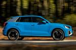 Audi Q2 35 TFSI 110 kW (150 CV) S tronic S line Todo terreno Azul Turbo Exterior Lateral 5 puertas