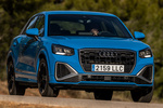 Audi Q2 35 TFSI 110 kW (150 CV) S tronic S line Todo terreno Azul Turbo Exterior Lateral-Frontal 5 puertas