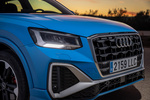 Audi Q2 35 TFSI 110 kW (150 CV) S tronic S line Todo terreno Azul Turbo Exterior Frontal 5 puertas