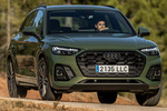 Audi Q5 45 TFSI quattro-ultra S tronic S line con paquete negro Audi Exclusive Todo terreno Verde Distrito Metalizado Exterior Lateral-Frontal 5 puertas