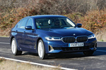 BMW Serie 5 520d L&iacute;nea Luxury Turismo Phytonic Blau Metallic Exterior Lateral-Frontal 4 puertas