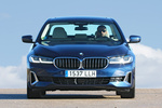BMW Serie 5 520d L&iacute;nea Luxury Turismo Phytonic Blau Metallic Exterior Frontal 4 puertas