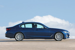 BMW Serie 5 520d L&iacute;nea Luxury Turismo Phytonic Blau Metallic Exterior Lateral 4 puertas