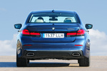BMW Serie 5 520d L&iacute;nea Luxury Turismo Phytonic Blau Metallic Exterior Posterior 4 puertas