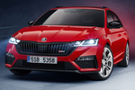 Skoda Octavia Combi RS 1.4 TSI iV 180 kW (245 CV) DSG Combi RS iV Turismo familiar Rojo Velvet Metalizado Exterior Frontal-Lateral 5 puertas