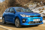 KIA Rio 1.0 T-GDi MHEV iMT 88 kW (120 CV) GT Line Turismo Sporty Blue Exterior Lateral-Frontal 5 puertas