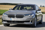 BMW Serie 5 520e L&iacute;nea Luxury Turismo Gris Bernina Exterior Frontal-Lateral 4 puertas