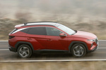 Hyundai Tucson 1.6 T-GDI HEV 169 kW (230 CV) 4x4 6AT Style H&iacute;brido Todo terreno Engine Red Exterior Cenital-Lateral 5 puertas