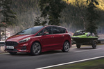 Ford S-MAX 2.5 FHEV 140 kW (190 CV) ST-Line Monovolumen Rojo Rub&iacute; Exterior Frontal-Lateral 5 puertas