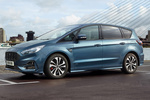 Ford S-MAX 2.5 FHEV 140 kW (190 CV) ST-Line Monovolumen Azul Chrome Exterior Frontal-Lateral 5 puertas