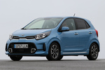 KIA Picanto 1.0 DPi 49 kW (67 CV) GT-Line Turismo Alice Blue Exterior Frontal-Lateral 5 puertas