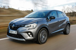 Renault Captur E-TECH PHEV 117 kW (160 CV) Zen E-TECH H&iacute;brido Enchufable Todo terreno Gris Casiopea con Techo Negro Exterior Frontal-Lateral 5 puertas