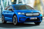 Skoda Enyaq Sportline iV Sportline Todo terreno Azul Race Metalizado Exterior Lateral-Frontal 5 puertas