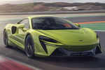 McLaren High-Performance Hybrid Artura Artura Coup&eacute; Flux Green Exterior Lateral-Frontal 2 puertas