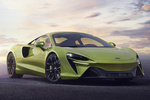 McLaren High-Performance Hybrid Artura Artura Coup&eacute; Flux Green Exterior Lateral-Frontal 2 puertas