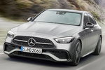 Mercedes-Benz Clase C Gama Clase C AMG Line con Paquete Night Turismo Gris Selenit Magno Exterior Frontal-Lateral 5 puertas