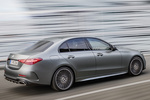 Mercedes-Benz Clase C Gama Clase C AMG Line con Paquete Night Turismo Gris Selenit Magno Exterior Posterior-Lateral 5 puertas