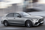 Mercedes-Benz Clase C Gama Clase C AMG Line con Paquete Night Turismo Gris Selenit Magno Exterior Lateral-Frontal 5 puertas
