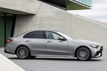 Mercedes-Benz Clase C Gama Clase C AMG Line con Paquete Night Turismo Gris Selenit Magno Exterior Lateral 5 puertas