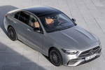 Mercedes-Benz Clase C Gama Clase C AMG Line con Paquete Night Turismo Gris Selenit Magno Exterior Cenital-Lateral-Frontal 5 puertas