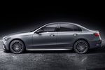 Mercedes-Benz Clase C Gama Clase C AMG Line con Paquete Night Turismo Gris Selenit Magno Exterior Lateral 5 puertas