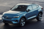 Volvo C40 Recharge Twin Ultimate Ultimate Todo terreno Fjord Blue Metallic Exterior Cenital-Frontal-Lateral 5 puertas