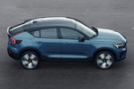 Volvo C40 Recharge Twin Ultimate Ultimate Todo terreno Fjord Blue Metallic Exterior Cenital-Lateral 5 puertas