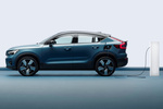 Volvo C40 Recharge Twin Ultimate Ultimate Todo terreno Fjord Blue Metallic Exterior Lateral 5 puertas