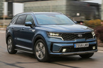 KIA Sorento 1.6 T-GDi PHEV Emotion P Luxury PHEV Todo terreno Gravity Blue Exterior Lateral-Frontal 5 puertas