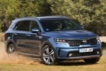KIA Sorento 1.6 T-GDi PHEV Emotion P Luxury PHEV Todo terreno Gravity Blue Exterior Lateral-Frontal 5 puertas