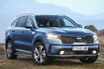 KIA Sorento 1.6 T-GDi PHEV Emotion P Luxury PHEV Todo terreno Gravity Blue Exterior Lateral-Frontal 5 puertas