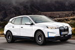 BMW iX xDrive40 Essence BMWi Blau Todo terreno Alpinweiss Exterior Lateral-Frontal 5 puertas