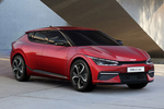 KIA EV6 Gama EV6 GT Line Turismo Runway Red Exterior Frontal-Lateral 5 puertas