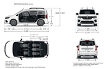 Renault Kangoo Gama Kangoo Zen Veh&iacute;culo comercial T&eacute;cnica Dimensiones 5 puertas
